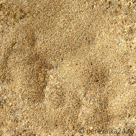 Песок мытый средний фракция 2,0-2,5 навалом от 20 куб.