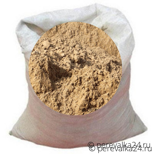 Песок карьерный мелкий фракция 1,2-1,7 в мешках 50 кг
