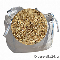 Песок карьерный крупный  фракция 2,2-2,5 в Биг-Бэг 1000 кг