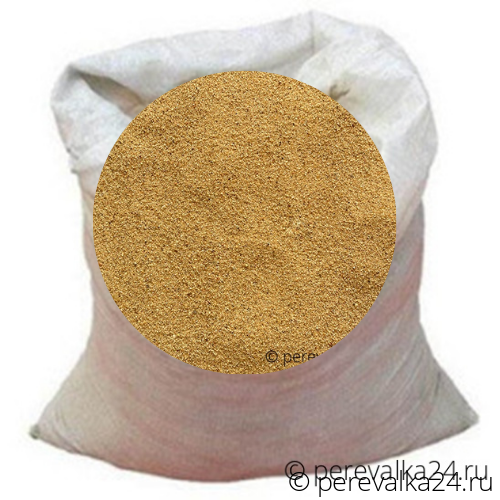 Песок речной мелкий фракция 1,7-2,0 в мешках 50 кг