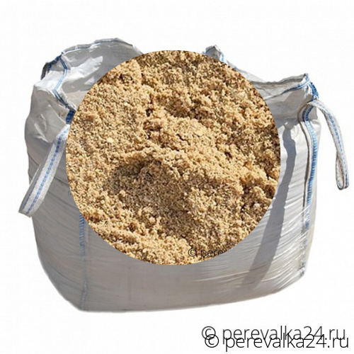 Песок мытый средний фракция 2,0-2,5 в Биг-Бэг 1000 кг