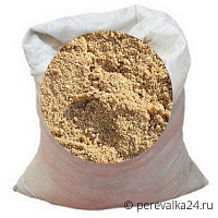 Песок карьерный средний фракция 1,7-2,2 в мешках 50 кг